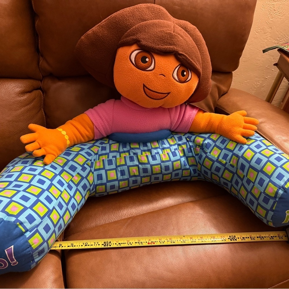 Dora The Explorer Vintage 2003 Lounger Pillow Stuffed Plush Chair RARE WITH TAG - Picture 13 of 16
